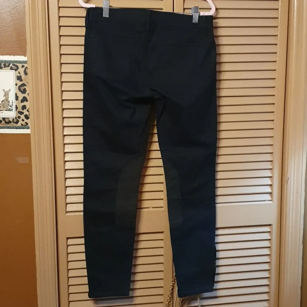 JCrew Ladies Black Jodphur Riding Pants sz 28 - Picture 5 of 5